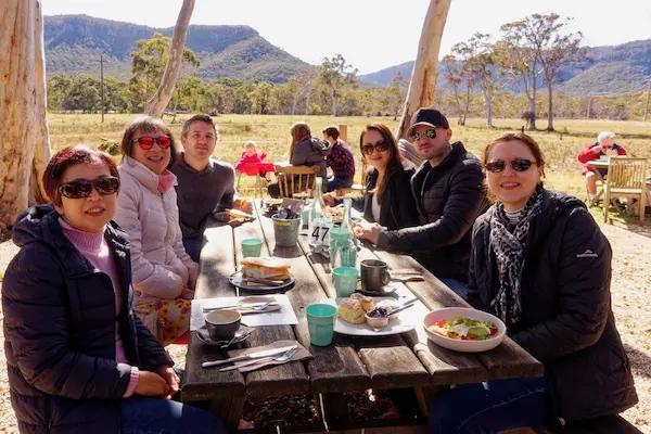 Breakfast at Megalong Valley Tearooms